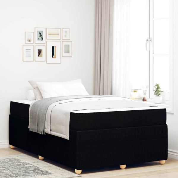 Estructura de cama Otro Negro 120 x 190 cm tela D