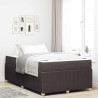 Estrutura da Cama Outros Castanho escuro 120 x 190 cm tecido 1