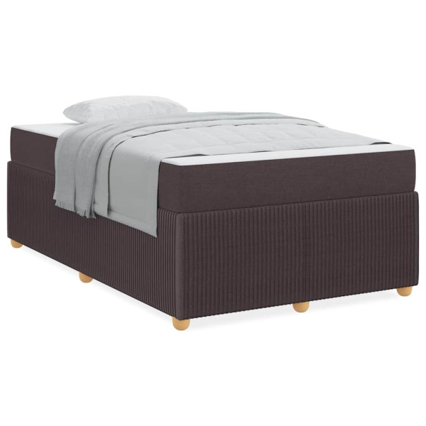 Estrutura da Cama Outros Castanho escuro 120 x 190 cm tecido M 4