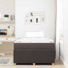 Estrutura da Cama Outros Castanho escuro 120 x 190 cm tecido 5