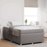 Estrutura da Cama Cinzento-acastanhado 120 x 190 cm tecido 1