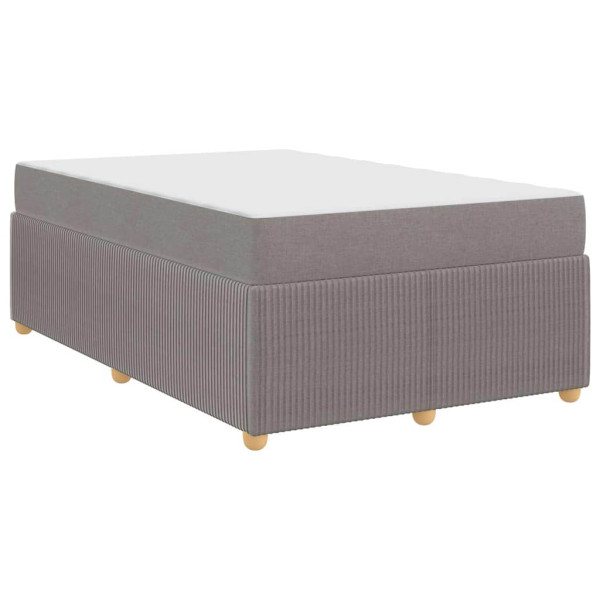 Estrutura da Cama Cinzento-acastanhado 120 x 190 cm tecido M 2