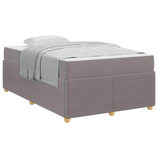 Estrutura da Cama Cinzento-acastanhado 120 x 190 cm tecido M 3