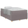 Estrutura da Cama Cinzento-acastanhado 120 x 190 cm tecido 4