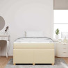 Estructura de cama Otro Crema 120 x 190 cm tela 5