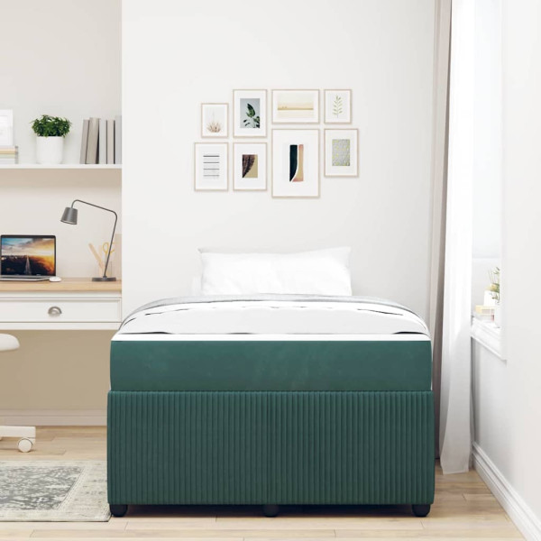 Estructura de cama con colchón Otro Verde oscuro 120 x 190 cm M 5