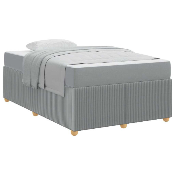 Estructura de cama Otro Gris claro 120 x 200 cm tela M 3