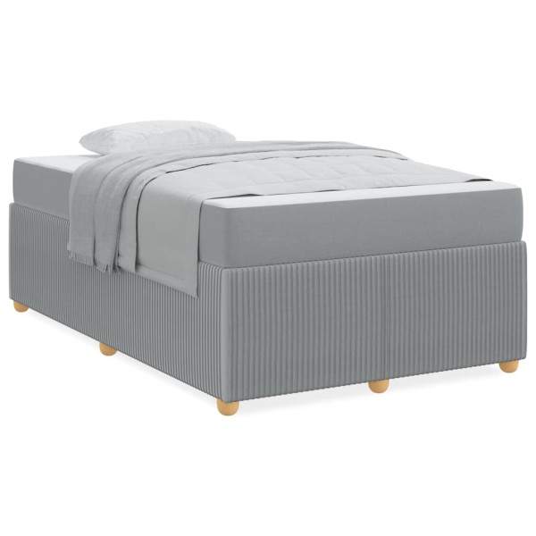 Estructura de cama Otro Gris claro 120 x 200 cm tela M 4