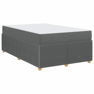 Estrutura da Cama Outros Cinzento escuro 120 x 200 cm tecido H