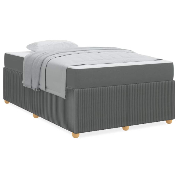 Estrutura da Cama Outros Cinzento escuro 120 x 200 cm tecido M 4