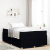 Estructura de cama Otro Negro 120 x 200 cm tela 1