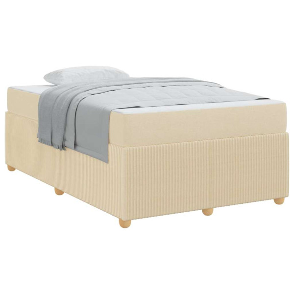 Estructura de cama Otro Crema 120 x 200 cm tela M 3