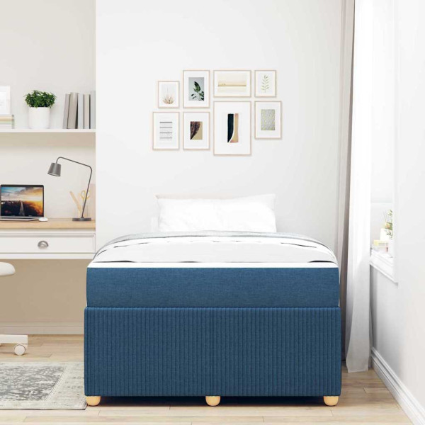 Estrutura da Cama Outros Azul 120 x 200 cm tecido M 5