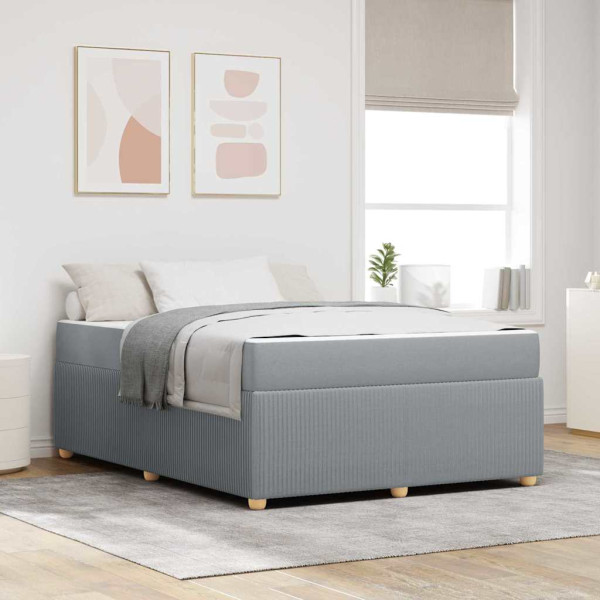 Estructura de cama Otro Gris claro 140 x 200 cm tela D