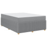 Estrutura da Cama Outros Cinzento-claro 140 x 200 cm tecido 2