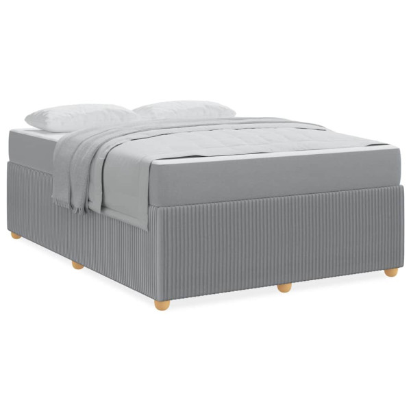 Estructura de cama Otro Gris claro 140 x 200 cm tela M 4