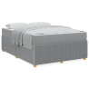 Estructura de cama Otro Gris claro 140 x 200 cm tela 4