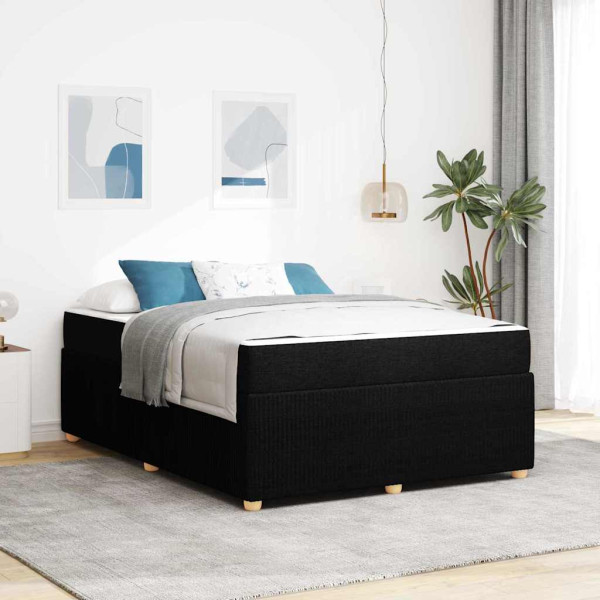 Estructura de cama Otro Negro 140 x 200 cm tela D