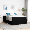 Estructura de cama Otro Negro 140 x 200 cm tela 1