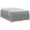 Estrutura da Cama Outros Cinzento-claro 160 x 200 cm tecido 3