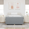 Estructura de cama Otro Gris claro 160 x 200 cm tela 5