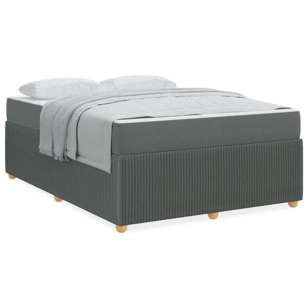 Estructura de cama Otro Gris oscuro 160 x 200 cm tela M 4