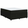 Estructura de cama con colchón Negro 160 x 200 cm Terciopelo 2