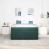 Estructura de cama con colchón Otro Verde oscuro 160 x 200 cm 5