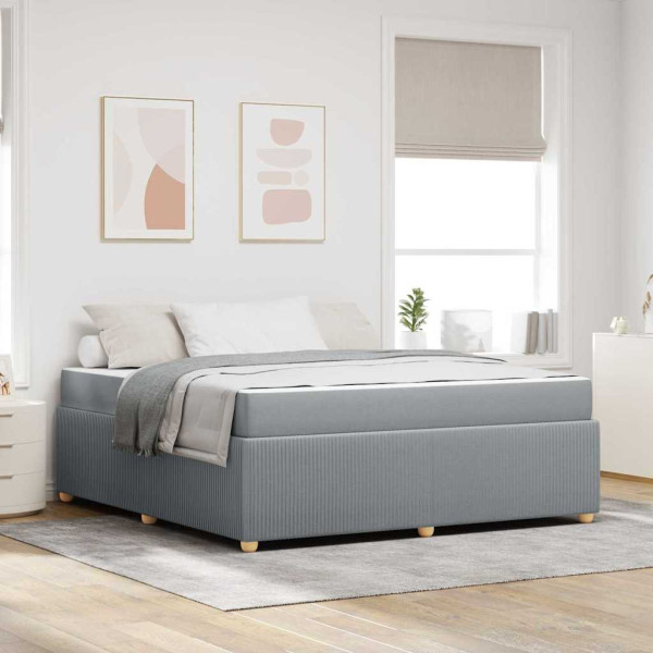Estructura de cama Otro Gris claro 180 x 200 cm tela D