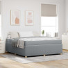 Estrutura da Cama Outros Cinzento-claro 180 x 200 cm tecido 1