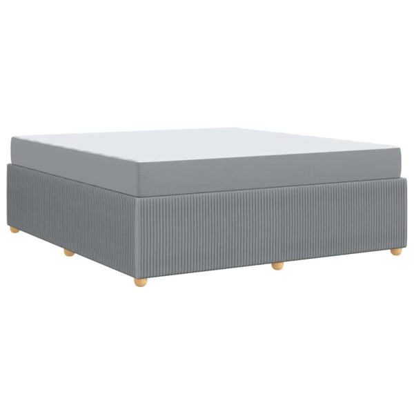 Estrutura da Cama Outros Cinzento-claro 180 x 200 cm tecido M 2