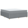 Estructura de cama Otro Gris claro 180 x 200 cm tela 2
