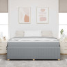 Estructura de cama Otro Gris claro 180 x 200 cm tela 5