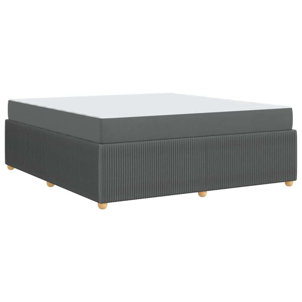 Estructura de cama Otro Gris oscuro 180 x 200 cm tela M 2