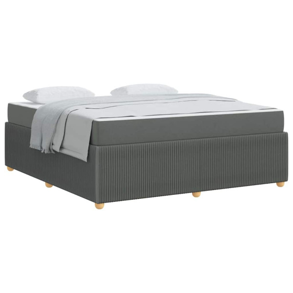 Estrutura da Cama Outros Cinzento escuro 180 x 200 cm tecido M 3