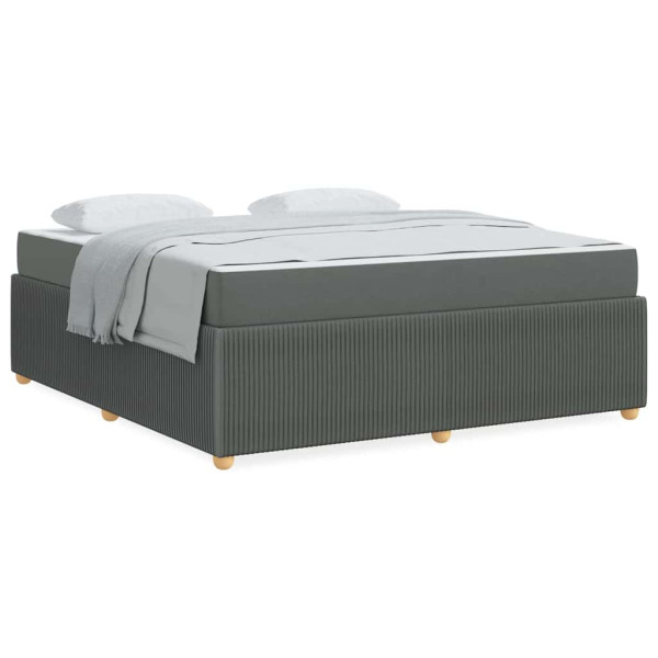Estrutura da Cama Outros Cinzento escuro 180 x 200 cm tecido M 4