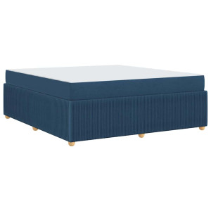 Estrutura da Cama Outros Azul 180 x 200 cm tecido H