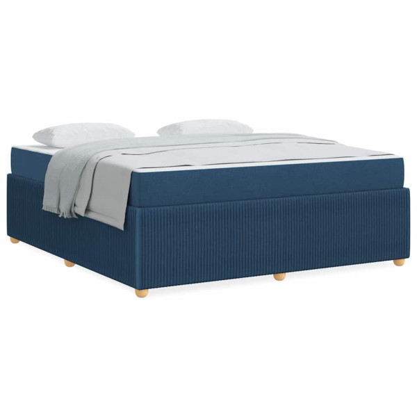 Estrutura da Cama Outros Azul 180 x 200 cm tecido M 4