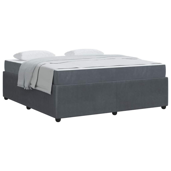 Estructura de cama con colchón Otro Gris oscuro 180 x 200 cm M 3