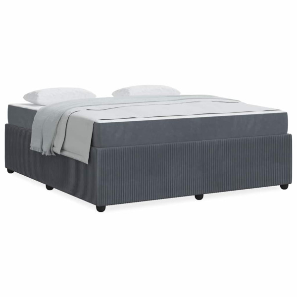 Estructura de cama con colchón Otro Gris oscuro 180 x 200 cm M 4
