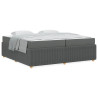 Estructura de cama Otro Gris oscuro 200 x 200 cm tela 4