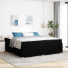 Estrutura da Cama Outros Preto 200 x 200 cm tecido 1