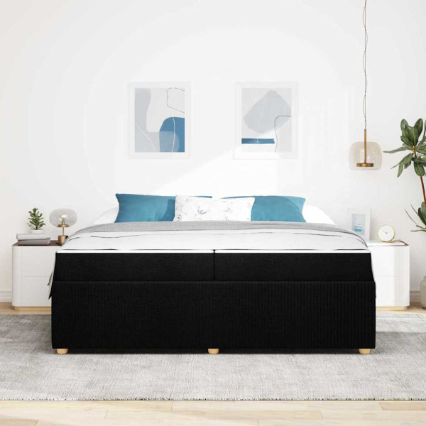 Estructura de cama Otro Negro 200 x 200 cm tela M 5
