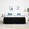 Estrutura da Cama Outros Preto 200 x 200 cm tecido 5