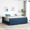 Estrutura da Cama Outros Azul 200 x 200 cm tecido 1
