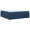 Estrutura da Cama Outros Azul 200 x 200 cm tecido 2