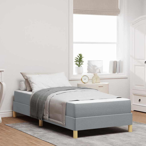 Cama tipo Box Spring Taupe. Marrón 80 x 200 cm D