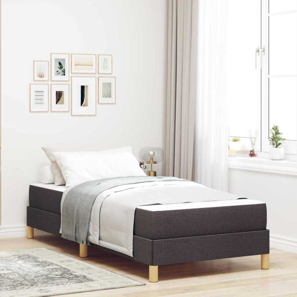 Cama tipo Box Spring Marrón 80 x 200 cm D