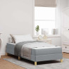 Cama Box Taupe. Marrom 90 x 200 cm 1