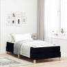 Cama tipo Box Spring Negro. Marrón 90 x 200 cm 1